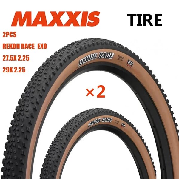 2 uds MAXXIS 29 MTB neumático de bicicleta 27,5x2,25 29x2,25 REKON RACE EXO neumáticos antipinchazo MAXXIS MTB bicicleta todoterreno neumático de descenso