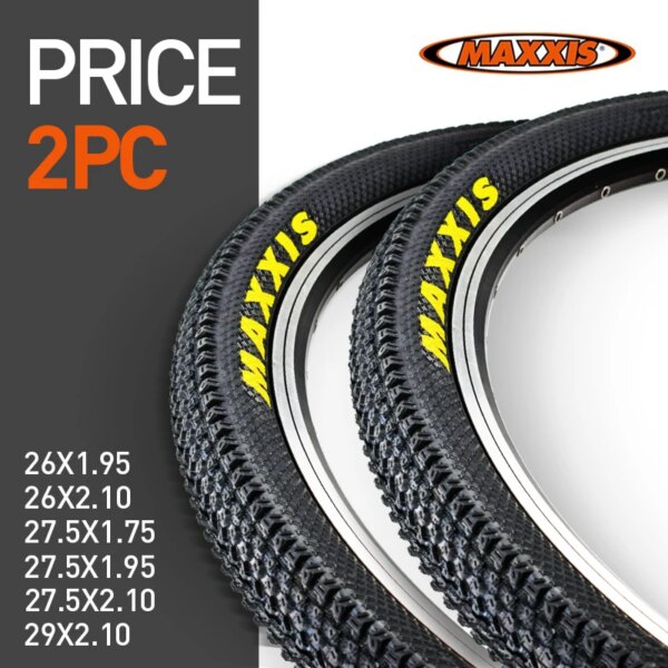 2 uds MAXXIS 26 neumático de bicicleta 26*2,1 27,5*1,75 27,5*1,95 60TPI MTB neumático de bicicleta de montaña 26*1,95 27,5*2,1 29*2,1 Pace neumático de alambre de acero