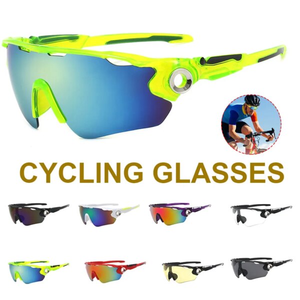 Gafas de ciclismo 8 colores gafas de sol para deportes al aire libre hombres mujeres gafas de ciclismo gafas de MTB gafas de sol de bicicleta de carretera gafas