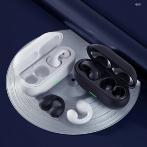 Auriculares con Clip para la oreja, compatibles con Bluetooth 5,3, tiempo de espera de 300h, auriculares compatibles con Bluetooth para correr, ciclismo, senderismo y conducir