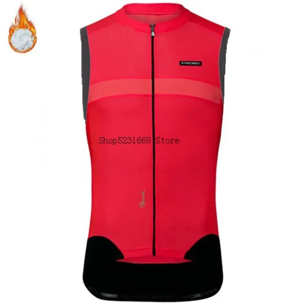 Etxeond-Chaleco térmico de lana para ciclismo, chaleco sin mangas para bicicleta, mantiene el calor, chaleco para equipo profesional, ropa de ciclismo para hombre