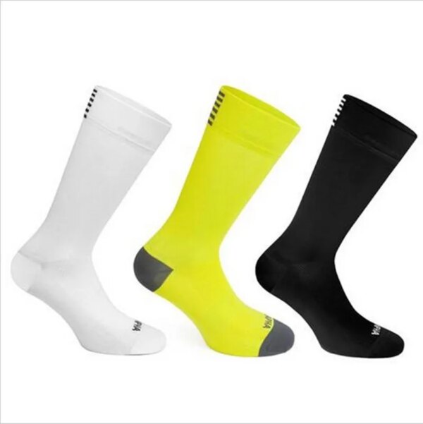 Calcetines deportivos de marca profesional de alta calidad, calcetines transpirables para bicicleta de carretera para hombres y mujeres, calcetines de Ciclismo de carreras para deportes al aire libre