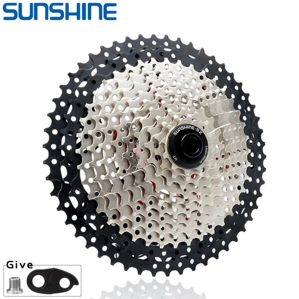 SUNSHINE-Cassette de bicicleta, piñón libre de velocidad 8/9/10/11/12, 32/36T/40T/42T/46T/50T/52T, estructura HG, volante para SHIMANO/SRAM