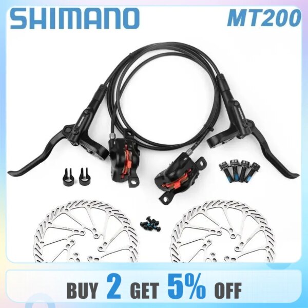 Shimano BR BL MT200 freno hidráulico de bicicleta rotores de 160mm freno de disco hidráulico MTB bicicleta de montaña actualización MT315 piezas de bicicleta