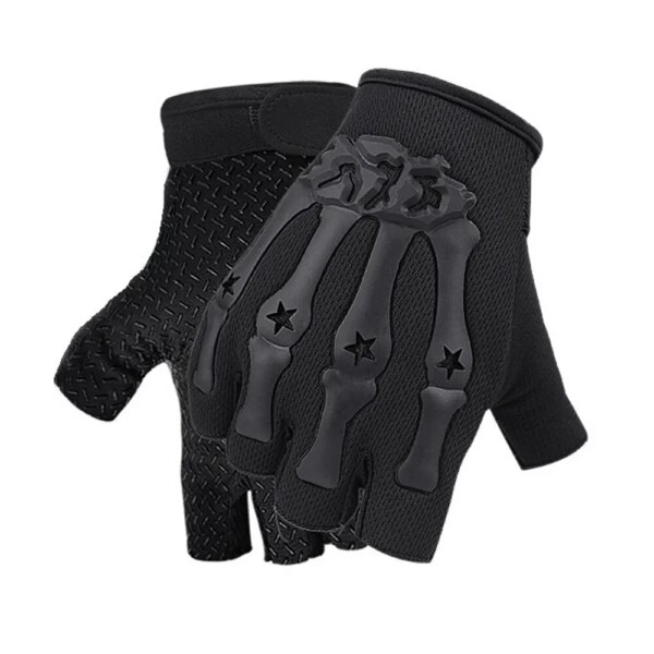 Guantes tácticos sin dedos para montar, guantes antideslizantes de medio dedo para motocicleta, ciclismo, escalada, senderismo, caza, deportes al aire libre