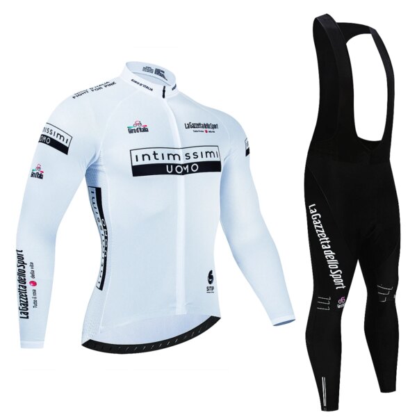 Conjunto de Jersey de ciclismo del Tour De Italia D'ITALIA, traje de ciclismo profesional de manga larga Anti-UV de primera calidad, uniforme de carreras profesional de secado rápido para otoño