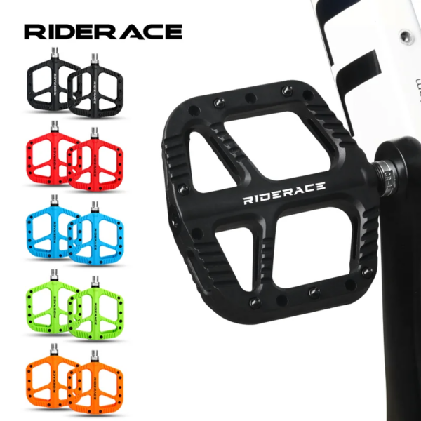 Pedales de bicicleta ultraligeros, rodamientos de sellado de nailon, Pedal de bicicleta de montaña BMX MTB, plataforma plana, accesorios antideslizantes para ciclismo