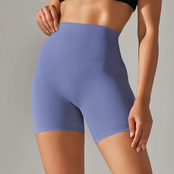 Pantalones cortos deportivos para mujer, mallas cortas para Yoga, a prueba de sentadillas, cintura alta, pantalones cortos ajustados para Fitness, pantalones cortos de secado rápido para entrenamiento de ciclismo y gimnasio