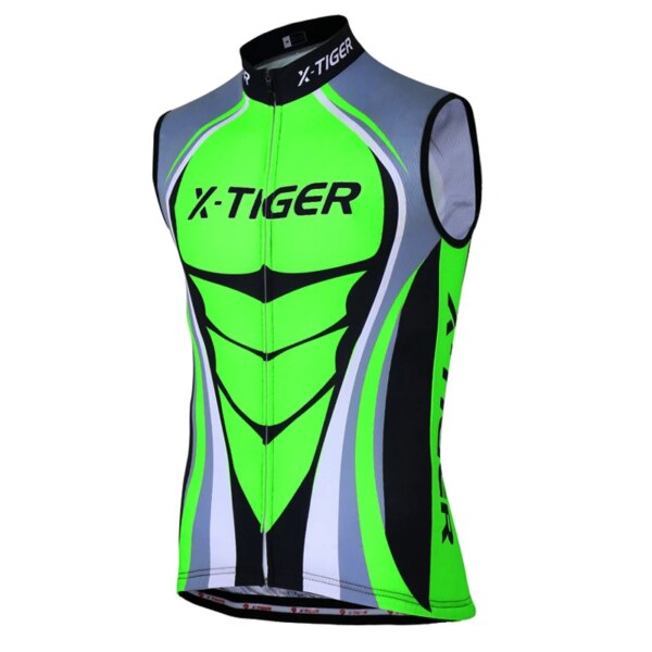 X-tiger-Chaleco de Ciclismo sin mangas para verano, ropa para bicicleta de carreras, ropa para Ciclismo de montaña, Maillot para Hombre