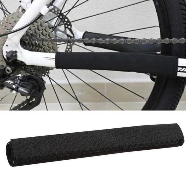 1/2 Uds cuidado de la cadena de ciclismo protectores publicados marco de la bicicleta Protector de cadena de bicicleta MTB cuidado de la bicicleta cubierta protectora accesorios de bicicleta