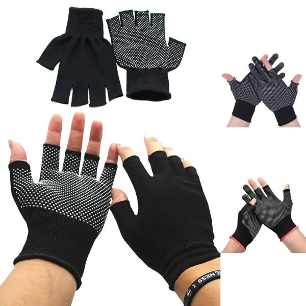 Guantes sin dedos para bicicleta, protectores solares ligeros, antideslizantes, para hacer ejercicio al aire libre, Fitness, ciclismo y motocicleta, 1 par