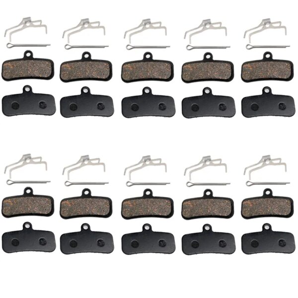 10 pares de pastillas de freno de disco de bicicleta para SHIMANO Saint BR-M810 M820 Zee M640 XTR-M9120 Deore XT BR-M8020 M8120 M6120 BR-MT420 MT510