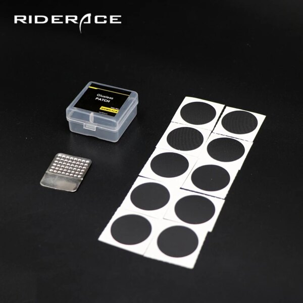 Parches de Chip sin pegamento para bicicleta de montaña, Kit de reparación de neumáticos interiores, herramientas de reparación de neumáticos, pieza fina, accesorios para bicicletas de carretera, 10 Uds.