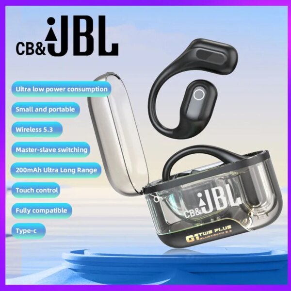 100% Original para CB & JBL C01 auriculares inalámbricos 5,3 auriculares Bluetooth auriculares colgantes música deportiva C01 auriculares con micrófono