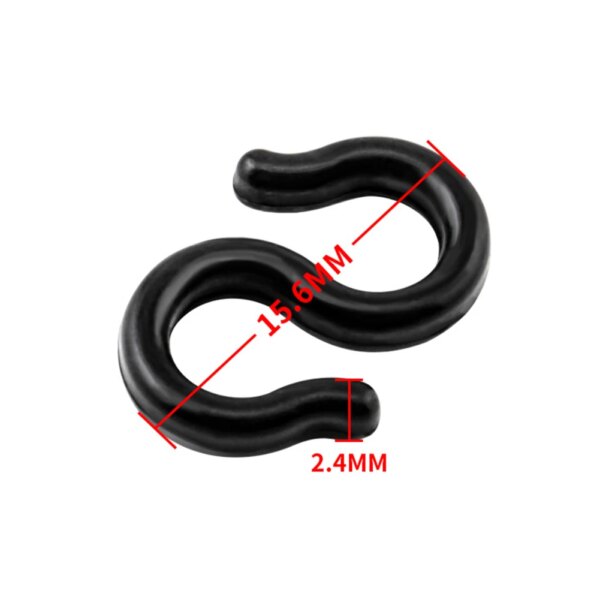 10 Uds Cable de engranaje de freno de bicicleta Clips estilo S hebilla giratoria guía de manguera MTB bicicleta gancho de línea cruzada Clip ordenado cierre de anillo