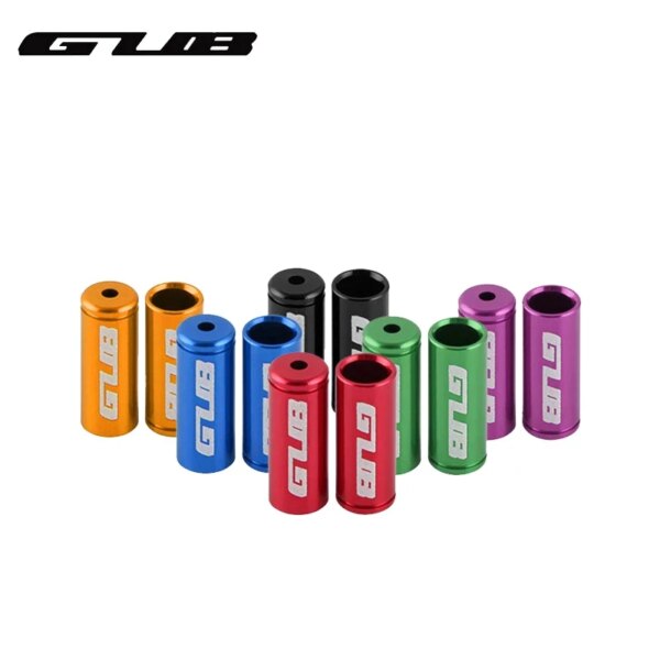 10 Uds GUB Road MTB bicicleta aleación de aluminio 4mm 5mm cambio de marchas freno tapa para extremo del Cable engarzados virolas de carcasa punta de alambre