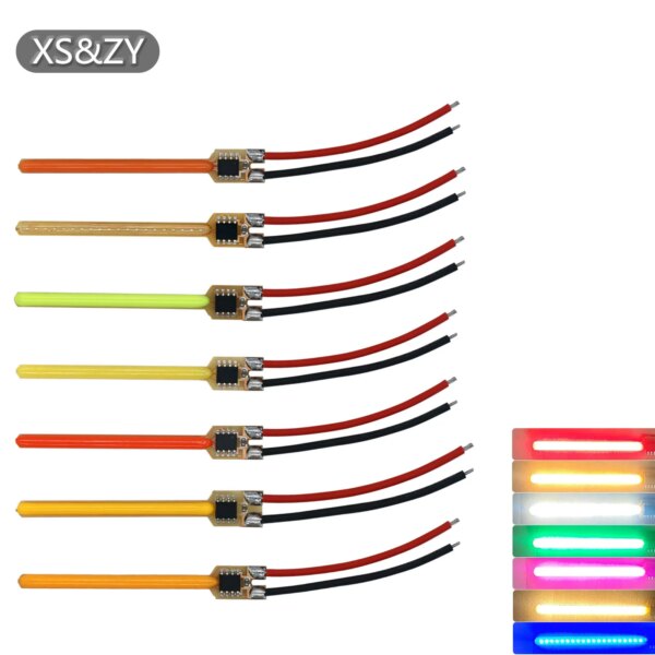 10 Uds. Cuenta LED 2200k blanco cálido rojo verde azul rosa bicicleta DC3V 20mA dos modos de flujo de filamento LED para decoración de luz de advertencia