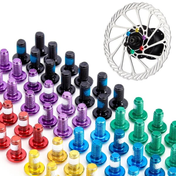 12 unids/lote freno de disco de bicicleta perno de Rotor T25 Torx M5 * 10 tornillo de fijación de acero inoxidable freno de disco MTB accesorios de ciclismo herramienta