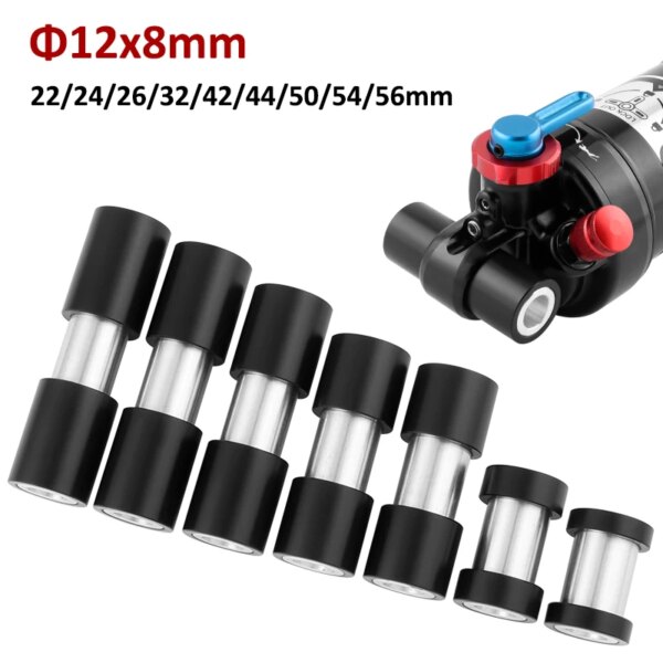 12x8mm bicicleta amortiguador trasero cuña de casquillo MTB bicicleta de montaña amortiguador punto de inflexión manga adaptador de cuña 22/56mm