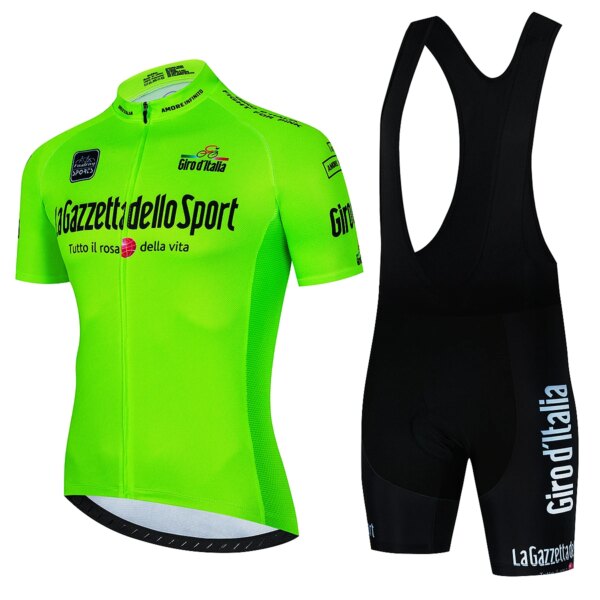 Tour de Italia ropa de bicicleta conjunto de Jersey de ciclismo verano bicicleta de carretera manga corta ropa de ciclismo hombres Mtb Jersey conjunto ropa deportiva