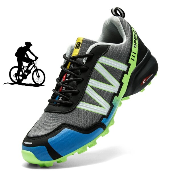 Zapatos de ciclismo MTB, zapatillas de ciclismo para hombre, zapatos de motocicleta de tela Oxford, zapatos impermeables para bicicleta, zapatillas de senderismo al aire libre para invierno