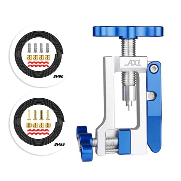Manguera hidráulica de freno de bicicleta, herramienta de instalación de inserción de controlador de aguja de aceite para alicate de Cable de bicicleta de montaña y carretera, herramientas de conector de oliva BH90 BH59