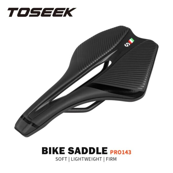 TOSEEK-sillín de bicicleta de montaña, asiento de bicicleta de 7mm con riel redondo, Material EVA, productos para bicicleta de montaña, accesorios para carreras de montaña