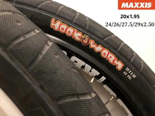 1 Uds. MAXXIS HOOKWORM neumático de asalto Rrban Original para bicicletas de carga, pedicabs planos/PARQUE/CALLE/VERT, neumáticos de bicicleta BMX