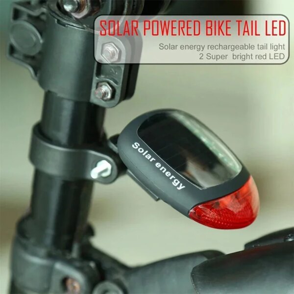 2 luces Led para bicicleta, luz trasera impermeable para bicicleta, lámpara LED para ciclismo, lámparas recargables de seguridad para MTB
