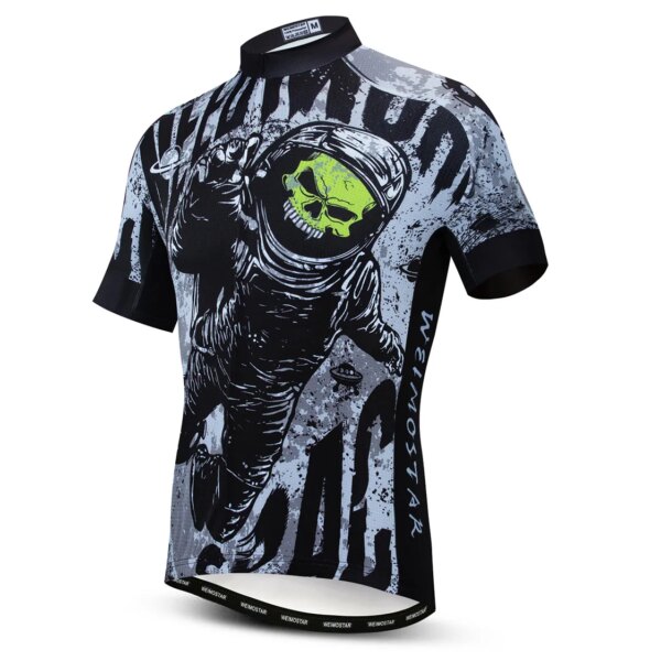 2020 Jersey de Ciclismo para hombre, camiseta para bicicleta de montaña y carretera, Ropa de Ciclismo, maillot, camiseta de Ciclismo de carreras, Ropa de verano con calavera verde