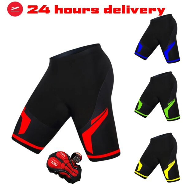 Coolmax-pantalones cortos de Ciclismo acolchados 5D a prueba de golpes para hombre y mujer, pantalones cortos para bicicleta de montaña y de carretera, novedad de 2022