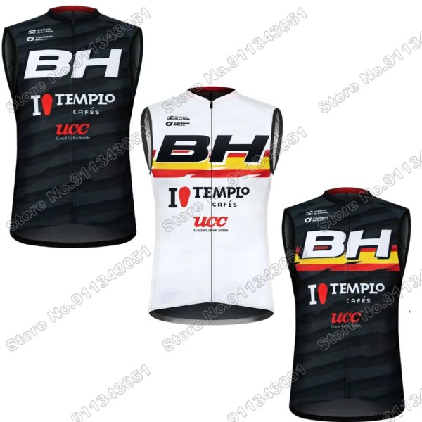 Camisetas de Ciclismo del equipo BH para hombre, Chaleco de Ciclismo transpirable sin mangas, ropa para bicicleta de carretera, Maillot de Ciclismo de montaña, 2022