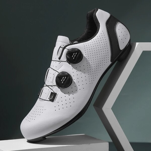 Zapatos de ciclismo para hombre y mujer, zapatillas de bicicleta de carretera de carbono con autosujeción, zapatillas Spd, calzado para ciclismo de montaña, 2023