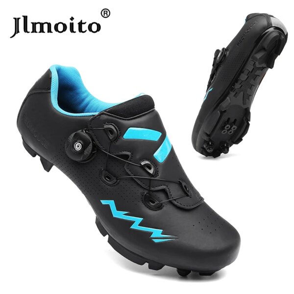 Zapatos de ciclismo para hombre, zapatillas antideslizantes para ciclismo de montaña, calzado para bicicleta de carretera, 2023