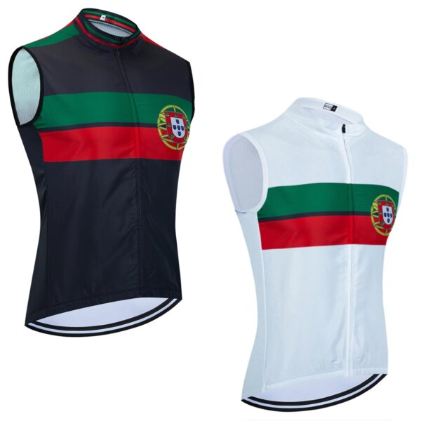 INEOS-Conjunto de Ciclismo para hombre, cortavientos, camiseta de Ciclismo del equipo de Portugal, chaleco para bicicleta, Maillot, camiseta sin mangas, 2023