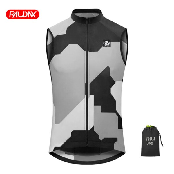 2023 Raudax fino y ligero sin mangas ciclismo Jersey chaleco de ciclismo a prueba de viento bicicleta Jersey a prueba de viento ropa de ciclismo chaleco