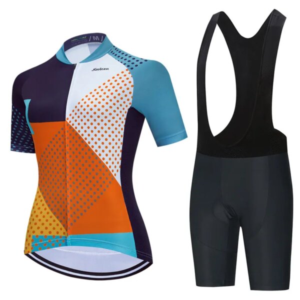 2023 Salexo mujeres verano Ciclismo Jersey transpirable MTB bicicleta Ciclismo Ropa para bicicleta de montaña Ropa Maillot Ropa Ciclismo