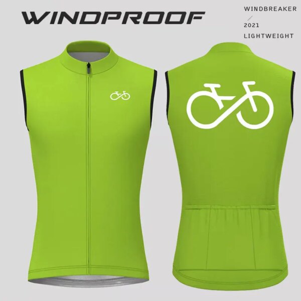 Chaleco de ciclismo sin mangas a prueba de viento, camisetas para bicicleta de montaña, chaleco ligero sin mangas para ciclismo, verano 2023