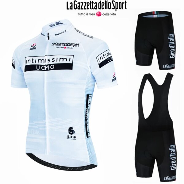 2023 Tour De Giro D'ITALIA Ciclismo jersey conjuntos Ciclismo ropa verano manga corta secado rápido bicicleta traje Maillot Ciclismo Hombre