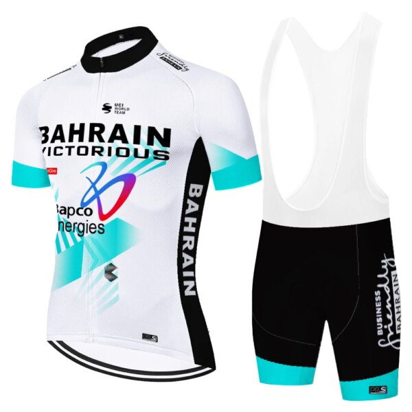 2024 Bahréin tricota ciclismo hombre corto ciclismo masculino jersey mtb wielerkleding heren ciclismo ciclismo hombre ropa bicicleta