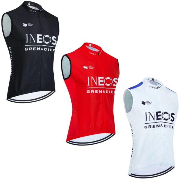 2024 INEOS Ciclismo Jersey hombres mujeres ITALIA transpirable bicicleta chaleco cortavientos Ropa Ciclismo sin mangas Bicycl Maillot Ropa