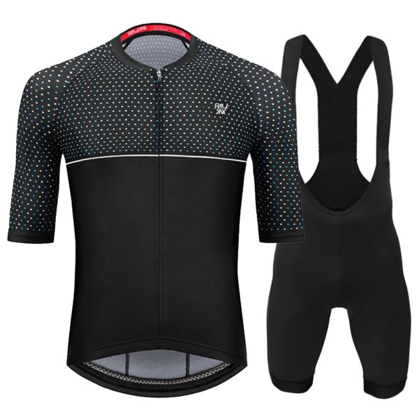 2024 Raudax hombres Verano Ciclismo conjuntos de Ropa transpirable bicicleta de montaña Ciclismo Ropa Ciclismo Verano trajes de triatlón