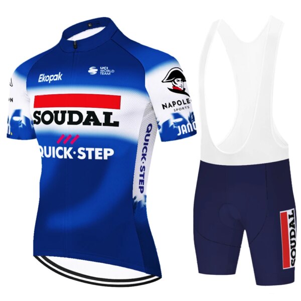 Conjunto de camiseta de ciclismo de paso rápido, camisetas de ciclismo, ropa de ciclismo transpirable, pantalones cortos con pechera para ciclismo de montaña, 2024