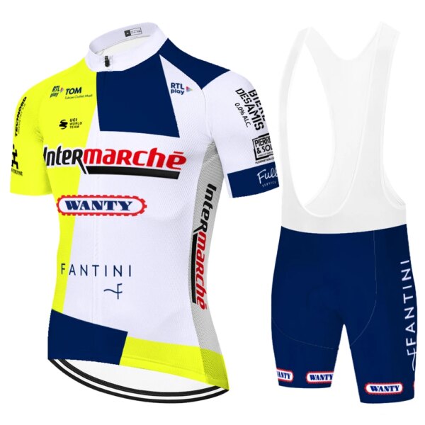 2024 wanty maillot ciclismo hombre nueva ropa de ciclismo masculino ciclismo jersey 20D bicicleta jersey pantalones cortos conjunto bicicleta de carretera