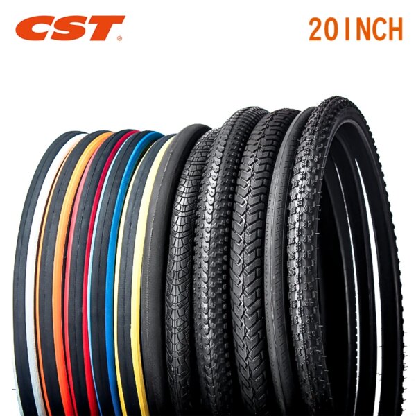 2 uds CST BMX neumático de bicicleta 451 20*1 1/8 20*1 3/8 resistente al desgaste 406 20*1,35 1,5 1,75 1,95 neumático de bicicleta plegable de diámetro pequeño