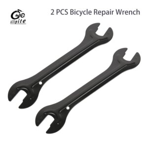 Llave de reparación de Pedal de cubo de bicicleta, herramientas de Reparación de bicicletas, eje de rueda de bicicleta, ajustador de cono, llave de Pedal para MTB 13/14/15/16mm, 2 uds.