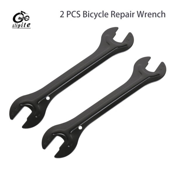 Llave de reparación de Pedal de cubo de bicicleta, herramientas de Reparación de bicicletas, eje de rueda de bicicleta, ajustador de cono, llave de Pedal para MTB 13/14/15/16mm, 2 uds.