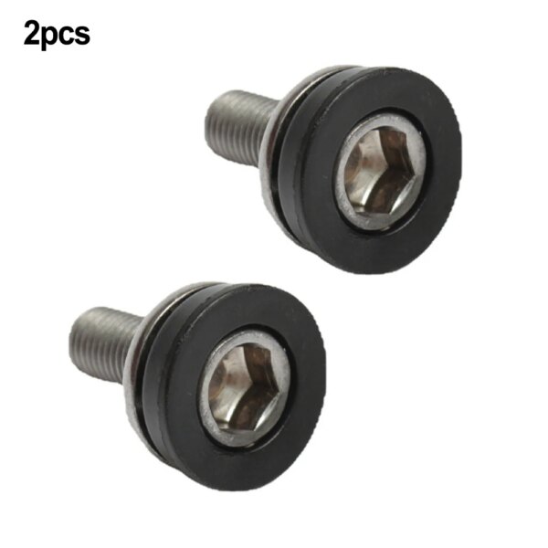 2 uds bicicleta cabeza hexagonal manivela pernos de brazo M8x15mm tornillo de sellado impermeable tornillos para bicicletas de montaña piezas de accesorios de ciclismo