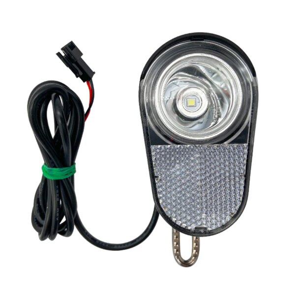 Faro para bicicleta eléctrica de 36V y 48V, faro delantero para bicicleta eléctrica de 3W, accesorios para piezas de ciclismo de noche al aire libre