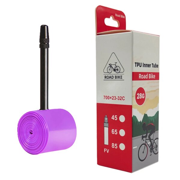 36g ultraligero 700C tubo interior de bicicleta TPU neumático de bicicleta de carretera 28 \\'\\' 700C 18-32C piezas súper ligeras antioxidantes